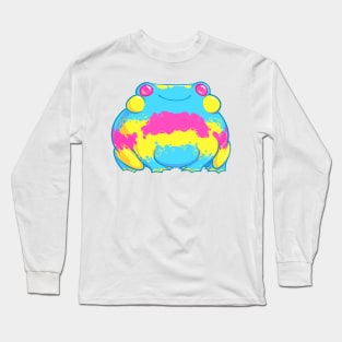 PANSEXUAL PRIDE FROG Long Sleeve T-Shirt